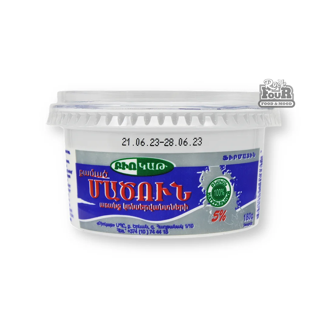 Քամած մածուն «Բիոկաթ» 5% 180գ